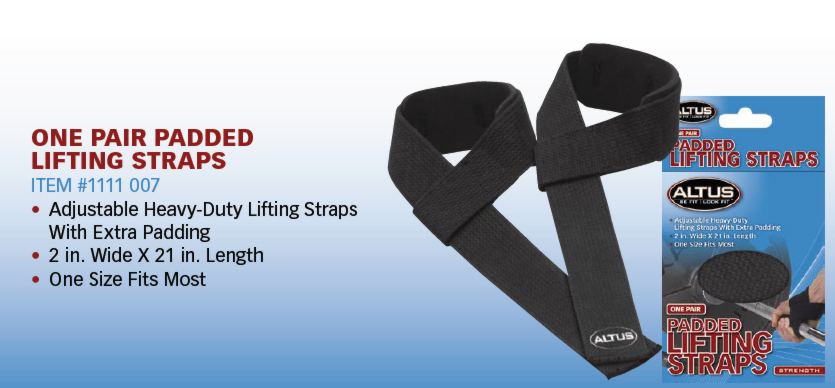 Padded Lifting Straps - Black Gorilla Wear